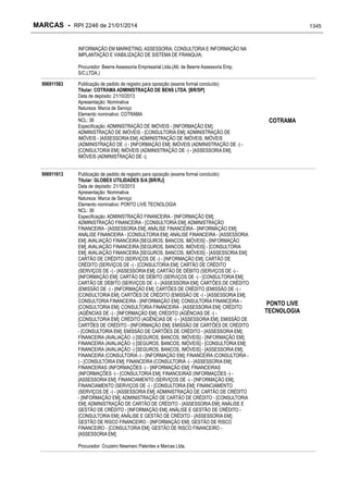 RPI - Marcas 2246 "Vervs Consultoria" 
