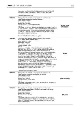 RPI - Marcas 2246 "Vervs Consultoria" 