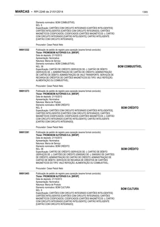 RPI - Marcas 2246 "Vervs Consultoria" 