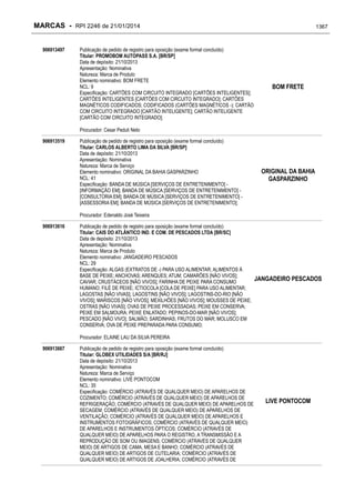 RPI - Marcas 2246 "Vervs Consultoria" 