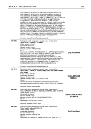 RPI - Marcas 2246 "Vervs Consultoria" 