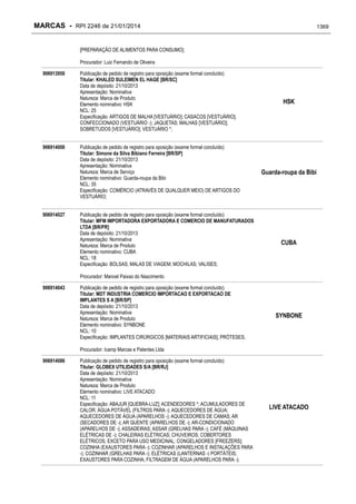 RPI - Marcas 2246 "Vervs Consultoria" 