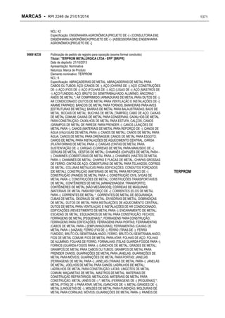 RPI - Marcas 2246 "Vervs Consultoria" 