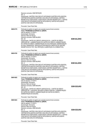 RPI - Marcas 2246 "Vervs Consultoria" 