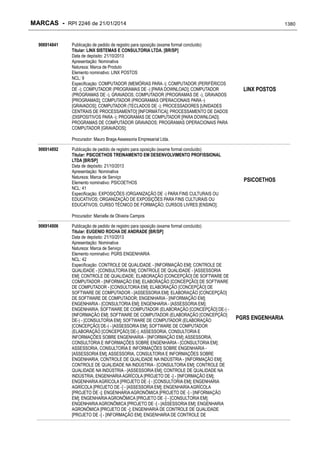 RPI - Marcas 2246 "Vervs Consultoria" 