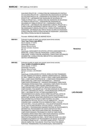 RPI - Marcas 2246 "Vervs Consultoria" 