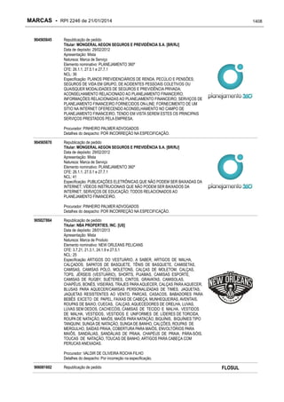 RPI - Marcas 2246 "Vervs Consultoria" 