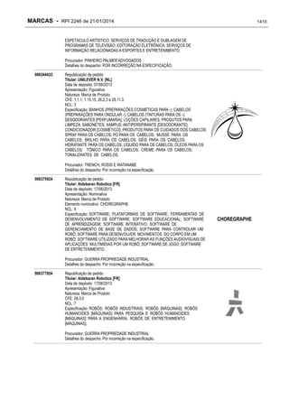 RPI - Marcas 2246 "Vervs Consultoria" 