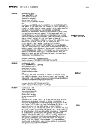 RPI - Marcas 2246 "Vervs Consultoria" 