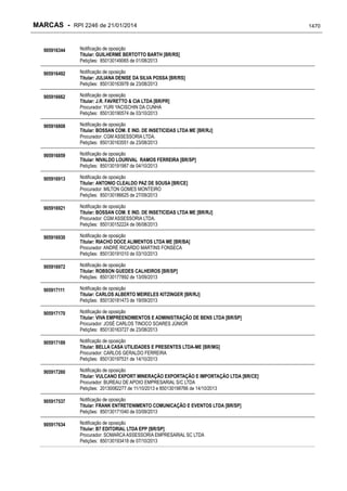 RPI - Marcas 2246 "Vervs Consultoria" 