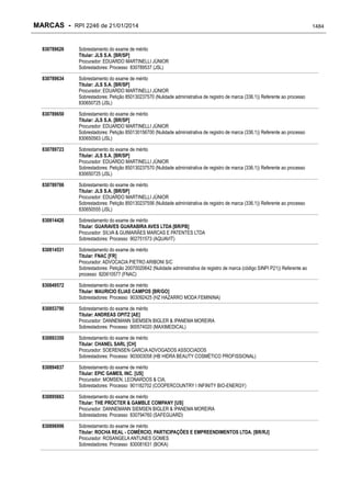 RPI - Marcas 2246 "Vervs Consultoria" 