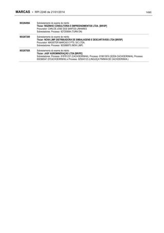 RPI - Marcas 2246 "Vervs Consultoria" 