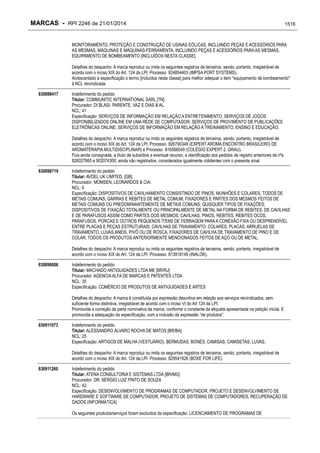 RPI - Marcas 2246 "Vervs Consultoria" 