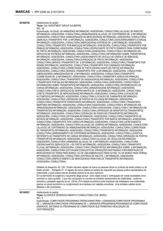 RPI - Marcas 2246 "Vervs Consultoria" 