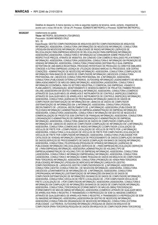 RPI - Marcas 2246 "Vervs Consultoria" 