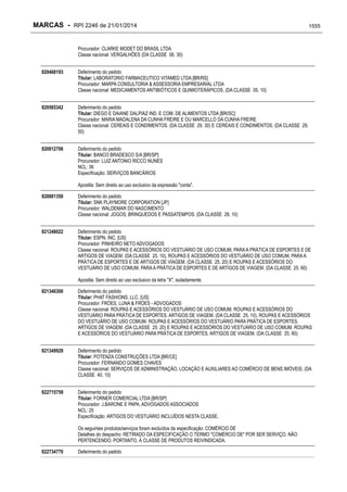 RPI - Marcas 2246 "Vervs Consultoria" 