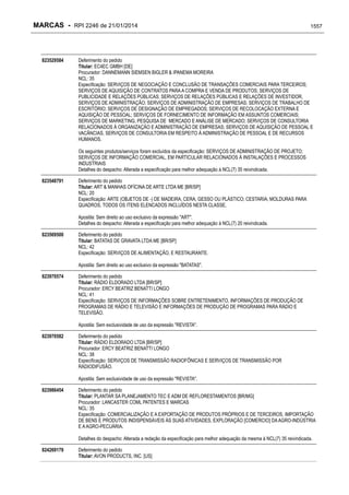 RPI - Marcas 2246 "Vervs Consultoria" 