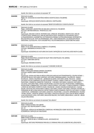 RPI - Marcas 2246 "Vervs Consultoria" 