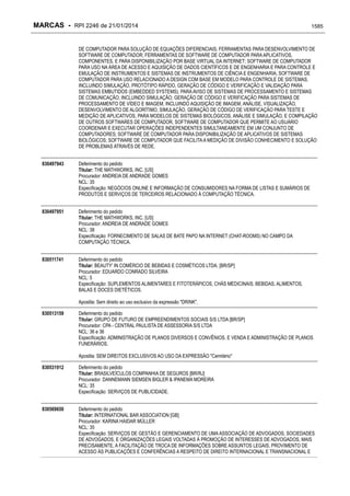 RPI - Marcas 2246 "Vervs Consultoria" 