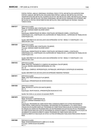 RPI - Marcas 2246 "Vervs Consultoria" 