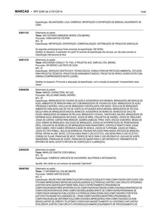 RPI - Marcas 2246 "Vervs Consultoria" 