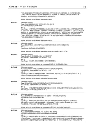 RPI - Marcas 2246 "Vervs Consultoria" 