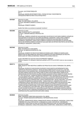 RPI - Marcas 2246 "Vervs Consultoria" 