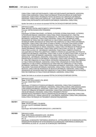 RPI - Marcas 2246 "Vervs Consultoria" 