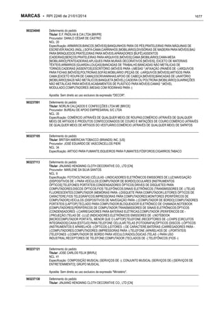 RPI - Marcas 2246 "Vervs Consultoria" 