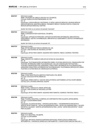 RPI - Marcas 2246 "Vervs Consultoria" 