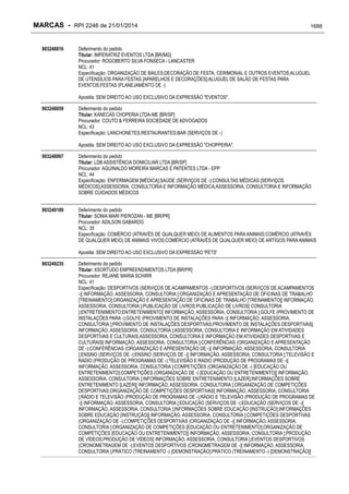 RPI - Marcas 2246 "Vervs Consultoria" 