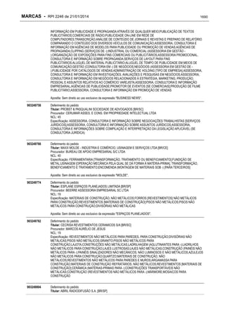 RPI - Marcas 2246 "Vervs Consultoria" 