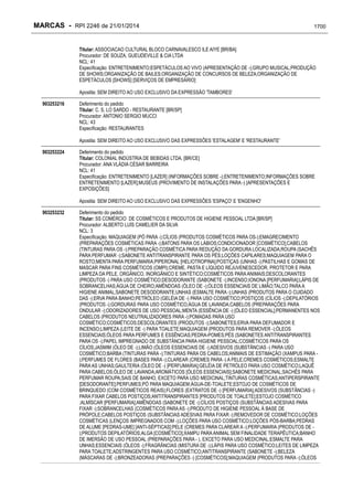 RPI - Marcas 2246 "Vervs Consultoria" 