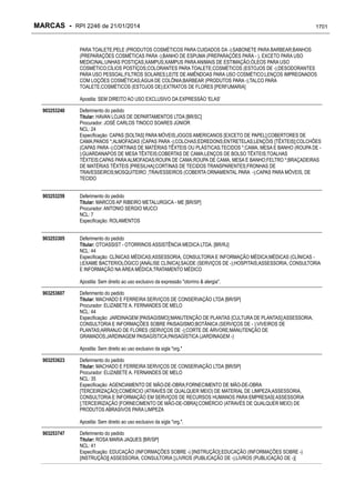 RPI - Marcas 2246 "Vervs Consultoria" 