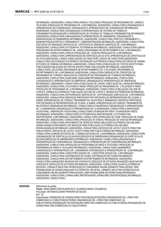 RPI - Marcas 2246 "Vervs Consultoria" 