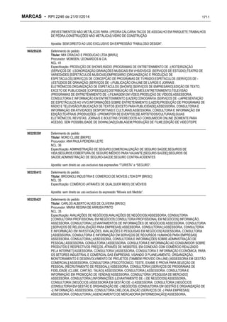 RPI - Marcas 2246 "Vervs Consultoria" 