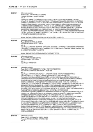 RPI - Marcas 2246 "Vervs Consultoria" 