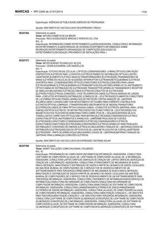 RPI - Marcas 2246 "Vervs Consultoria" 