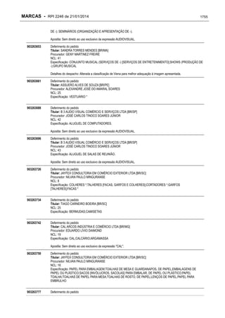 RPI - Marcas 2246 "Vervs Consultoria" 