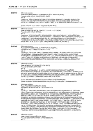 RPI - Marcas 2246 "Vervs Consultoria" 