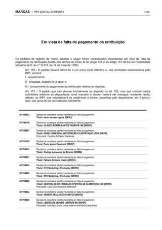 RPI - Marcas 2246 "Vervs Consultoria" 