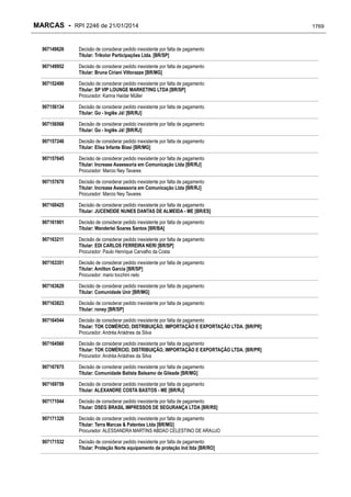RPI - Marcas 2246 "Vervs Consultoria" 