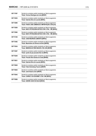 RPI - Marcas 2246 "Vervs Consultoria" 