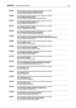 RPI - Marcas 2246 "Vervs Consultoria" 