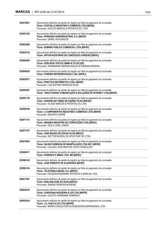 RPI - Marcas 2246 "Vervs Consultoria" 