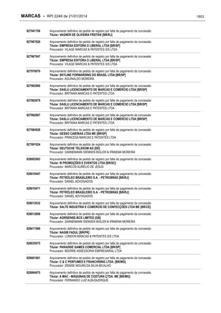 RPI - Marcas 2246 "Vervs Consultoria" 