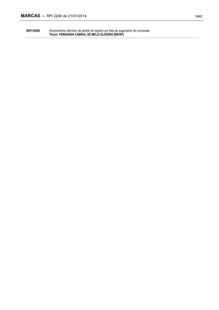 RPI - Marcas 2246 "Vervs Consultoria" 