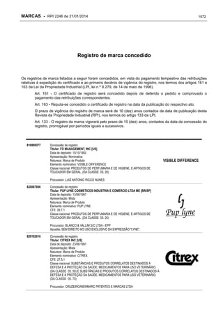 RPI - Marcas 2246 "Vervs Consultoria" 