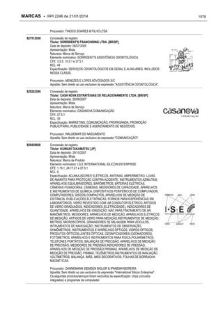RPI - Marcas 2246 "Vervs Consultoria" 