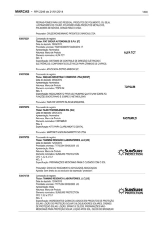 RPI - Marcas 2246 "Vervs Consultoria" 